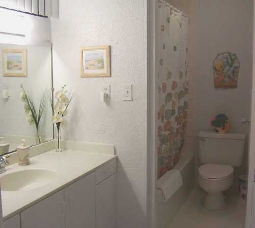 Nicely appointed bathrooms